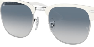 Lenti originali Ray-Ban RB3716 Clubmaster Metal, colore 3F · Blu sfumato