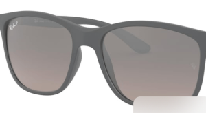 Lenti originali Ray-Ban RB4330CH Chromance, colore 5J · Argento specchio chromance polarizzato · plastica