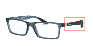 Aste originali Ray-Ban RB8901 vista, colore 5262 · Demi gloss blu