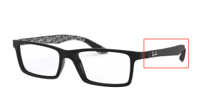 Aste originali Ray-Ban RB8901 vista, colore 5843 · Nero
