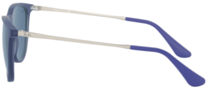 Aste originali Ray-Ban RB9547S Junior JUNIOR ERIKA, colore 7060 · Rubber trasparente blu
