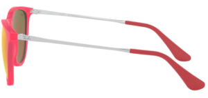 Aste originali Ray-Ban RB9547S Junior JUNIOR ERIKA, colore 7009 · Fuxia fluo trasparente rubber