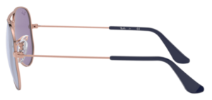 Aste originali Ray-Ban RB9506S Junior JUNIOR AVIATOR, colore 264 · Blu su rame