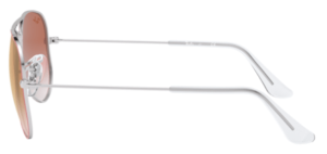 Aste originali Ray-Ban RB9506S Junior JUNIOR AVIATOR, colore 274 · Rosso su argento
