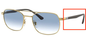 Aste originali Ray-Ban RB3670, colore 001 · Oro