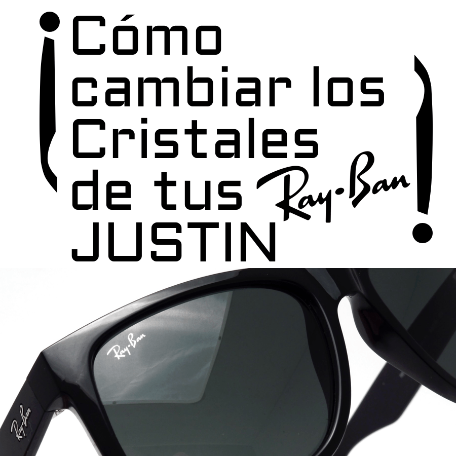 Come cambiare le lenti o i vetri dei tuoi Ray-Ban 4165 Justin?