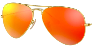 Lenti originali Ray-Ban RB8307 Pezzi, colore 4W · Specchio arancione flash sfumato