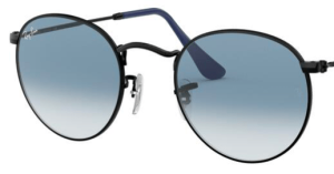 Lenti originali Ray-Ban RB3447 Round Metal, colore 3F · Blu sfumato