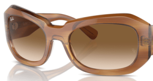 Lenti originali Ray-Ban RB2212 Beate, colore 51 · Marrone chiaro sfumato