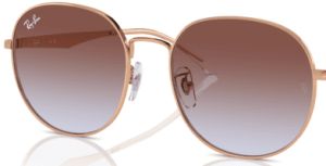 Lenti originali Ray-Ban RB3727D, colore I8 · Blu chiaro sfumato viola · plastica