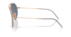 Aste originali Ray-Ban RB0101S Aviator Reverse, colore 9202 · Rosa oro