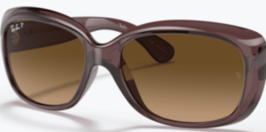 Lenti originali Ray-Ban RB4101 Jackie Ohh, colore M2 · Marrone sfumato polarizzato