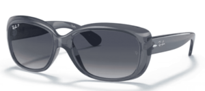 Ray-Ban RB4101 JACKIE OHH, colore 659278 · Trasparente blu