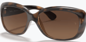 Lenti originali Ray-Ban RB4101 Jackie Ohh, colore 43 · Marrone sfumato grigio