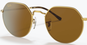 Lenti originali Ray-Ban RB3565 Jack, colore 33 · Marrone uniforme
