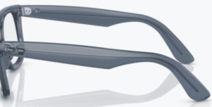 Aste originali Ray-Ban RB4340V vista, colore 8223 · Trasparente blu scuro