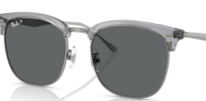 Lenti originali Ray-Ban RB4418D, colore 81 · Grigio polarizzato · plastica