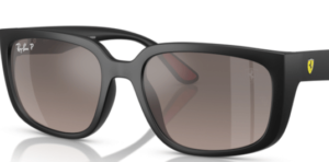 Lenti originali Ray-Ban RB4443M, colore 5J · Argento specchio chromance polarizzato · plastica
