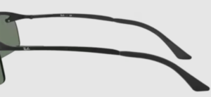 Aste originali Ray-Ban RB3183 Pezzi, colore 006 · Nero