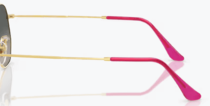 Aste originali Ray-Ban RB3548 Hexagonal, colore 001/71 · Oro