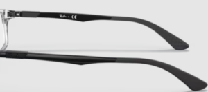Aste originali Ray-Ban RB7017 vista, colore 5943 · Trasparente
