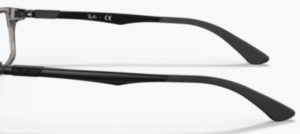 Aste originali Ray-Ban RB7017 vista, colore 8059 · Trasparente grigio