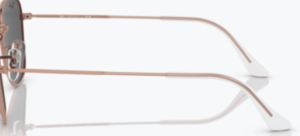 Aste originali Ray-Ban RB3857 Frank, colore 9202 · Rosa oro