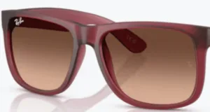 Lenti originali Ray-Ban RB4165 Justin, colore A5 · Rosa/marrone sfumato · plastica