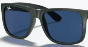 Lenti originali Ray-Ban RB4165 Justin, colore 80 · Blu scuro · plastica