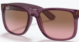Lenti originali Ray-Ban RB4165 Justin, colore 14 · Rosa & marrone sfumato · plastica