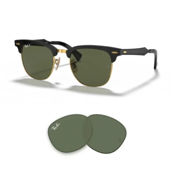 Lenti Ray-Ban 3507 CLUBMASTER ALUMINUM Originali