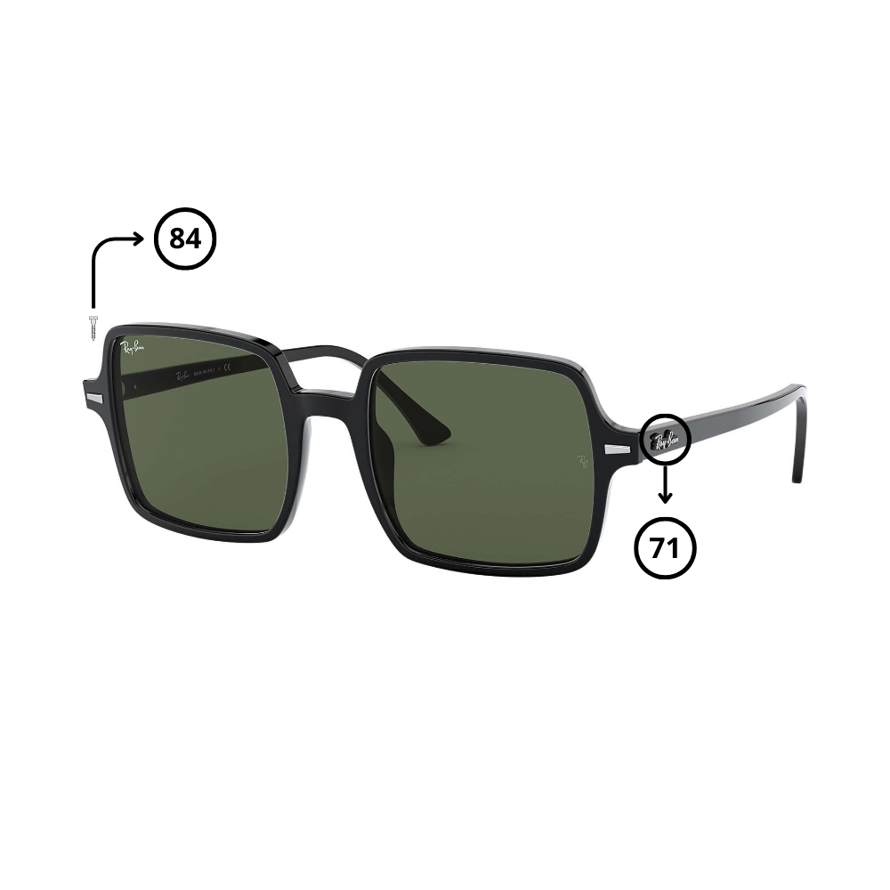 Pezzi di Ricambio Ray-Ban 1973 SQUARE II Originali
