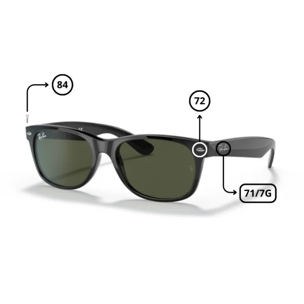 Pezzi di Ricambio Ray-Ban 2132 Originali