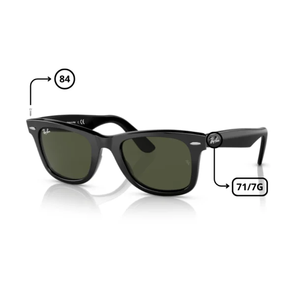 Pezzi di Ricambio Ray-Ban 2140 Wayfarer Originali
