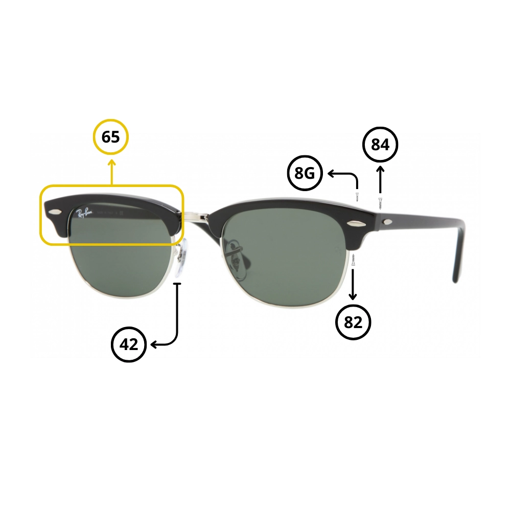 Pezzi di Ricambio Ray-Ban 2156 Originali