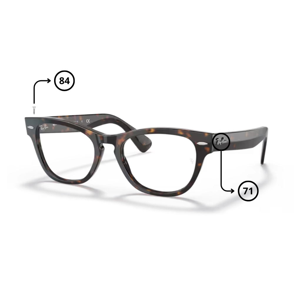 Pezzi di Ricambio Ray-Ban 2201V LARAMIE Originali