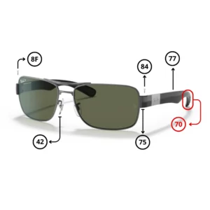 Pezzi di Ricambio Ray-Ban 3522 Originali