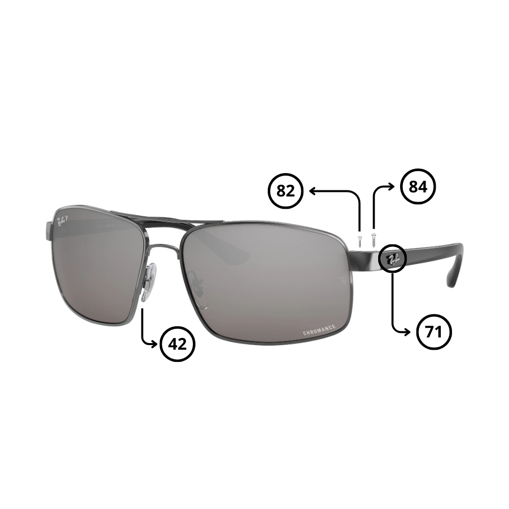 Pezzi di Ricambio Ray-Ban 3604CH Originali