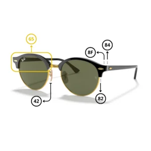 Pezzi di Ricambio Ray-Ban 4246 CLUBROUND Originali