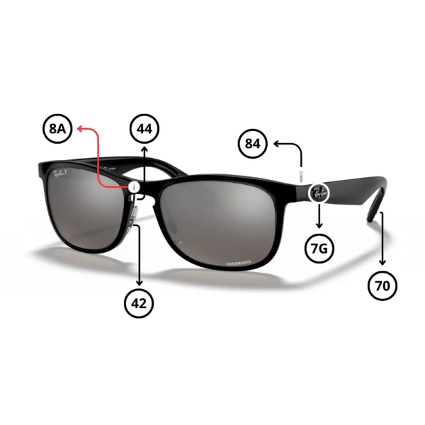 Pezzi di Ricambio Ray-Ban 4263 Originali