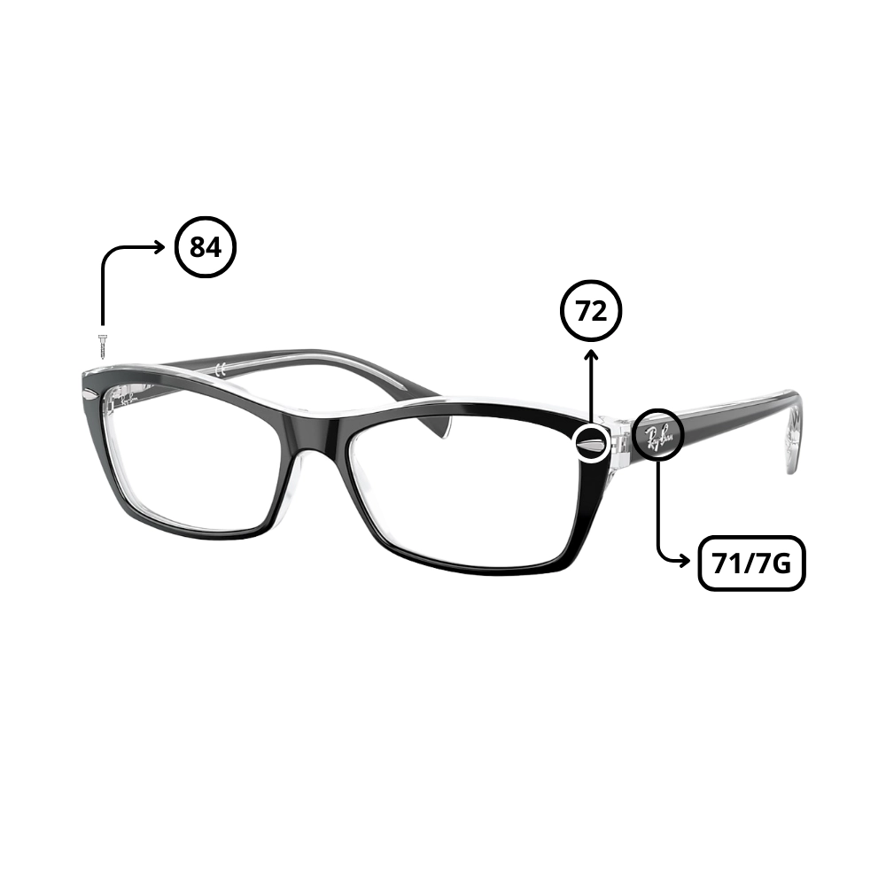 Pezzi di Ricambio Ray-Ban 5255 Originali