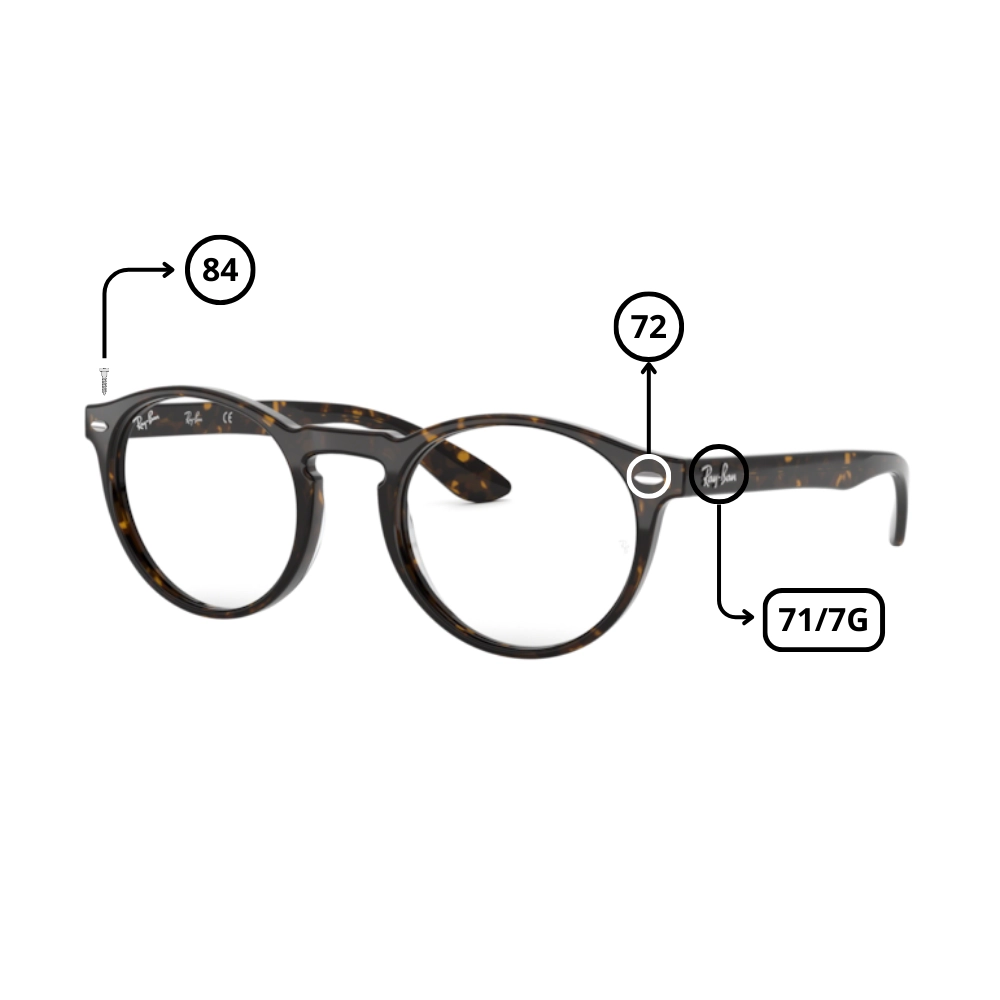 Pezzi di Ricambio Ray-Ban 5283 Originali