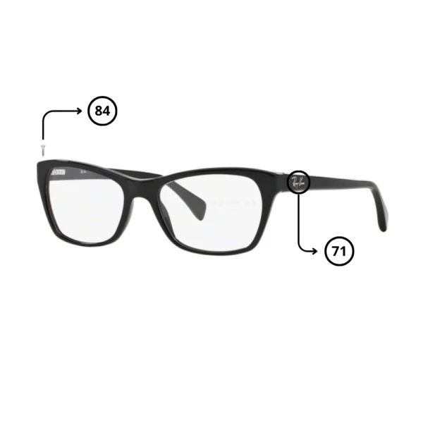 Pezzi di Ricambio Ray-Ban 5298 Originali