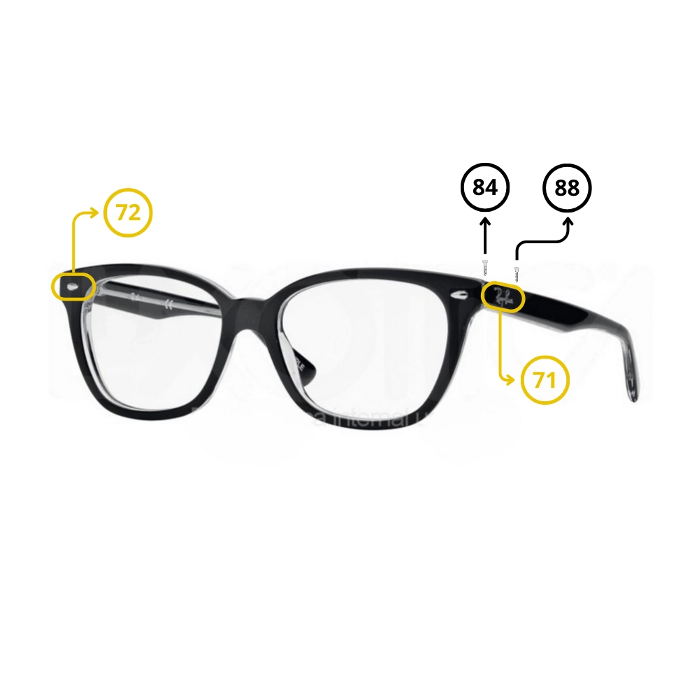 Pezzi di Ricambio Ray-Ban 5310 Originali