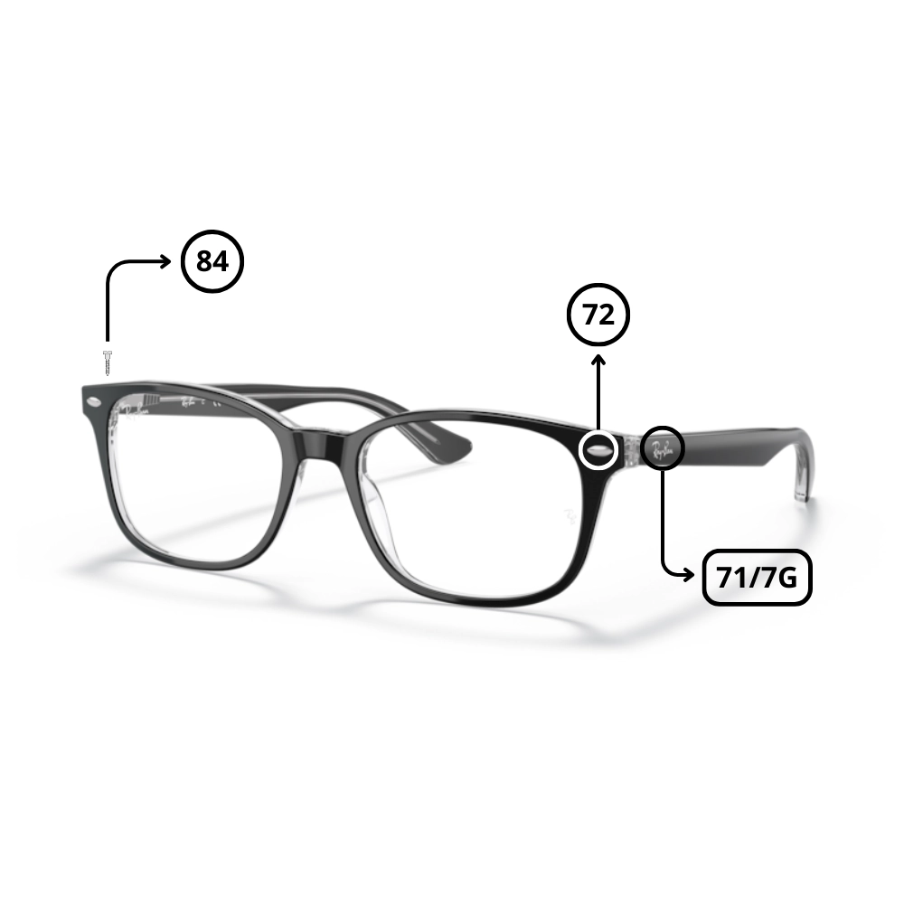 Pezzi di Ricambio Ray-Ban 5375 Originali