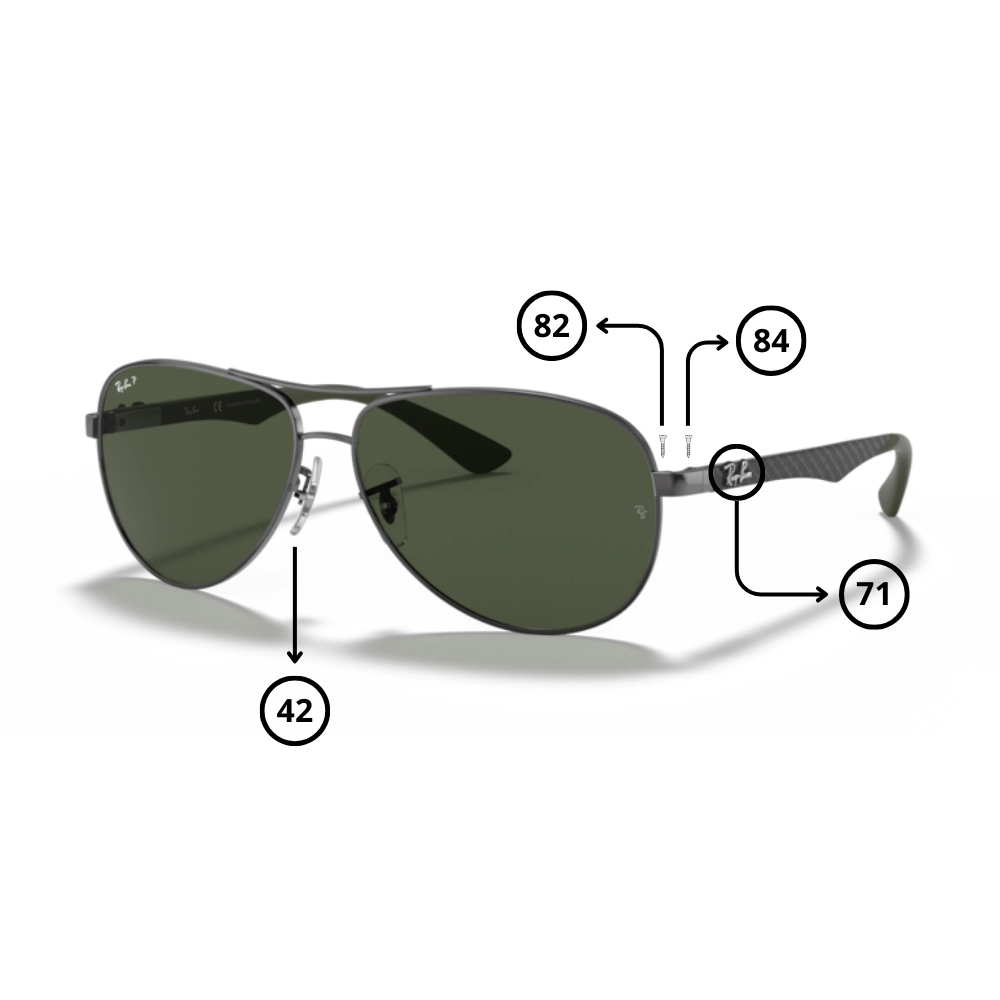 Pezzi di Ricambio Ray-Ban 8313 Originali
