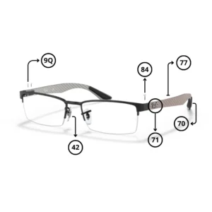 Pezzi di Ricambio Ray-Ban 8412 Originali