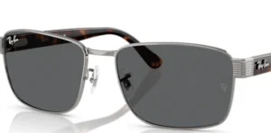 Lenti originali Ray-Ban RB3570, colore B1 · Grigio scuro