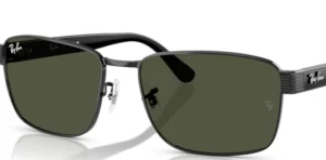 Lenti originali Ray-Ban RB3570, colore 31 · Verde