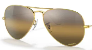 Lenti originali Ray-Ban RB3025 Aviator Large Metal, colore G5 · Argento/marrone